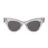 Bottega Veneta - The Original 04 Cat Eye Sunglasses - Transparent Grey - Sunglasses - Bottega Veneta Eyewear