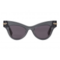 Bottega Veneta - Occhiali da Sole Cat Eye The Original 04 - Grigio - Occhiali da Sole - Bottega Veneta Eyewear