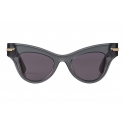 Bottega Veneta - The Original 04 Cat Eye Sunglasses - Grey - Sunglasses - Bottega Veneta Eyewear