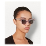 Bottega Veneta - The Original 04 Cat Eye Sunglasses - Transparent Grey - Sunglasses - Bottega Veneta Eyewear