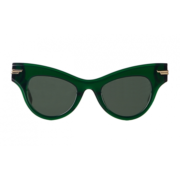 Bottega Veneta - Occhiali da Sole Cat Eye The Original 04 - Verde - Occhiali da Sole - Bottega Veneta Eyewear