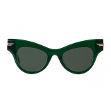 Bottega Veneta - The Original 04 Cat Eye Sunglasses - Green - Sunglasses - Bottega Veneta Eyewear