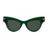 Bottega Veneta - Occhiali da Sole Cat Eye The Original 04 - Verde - Occhiali da Sole - Bottega Veneta Eyewear