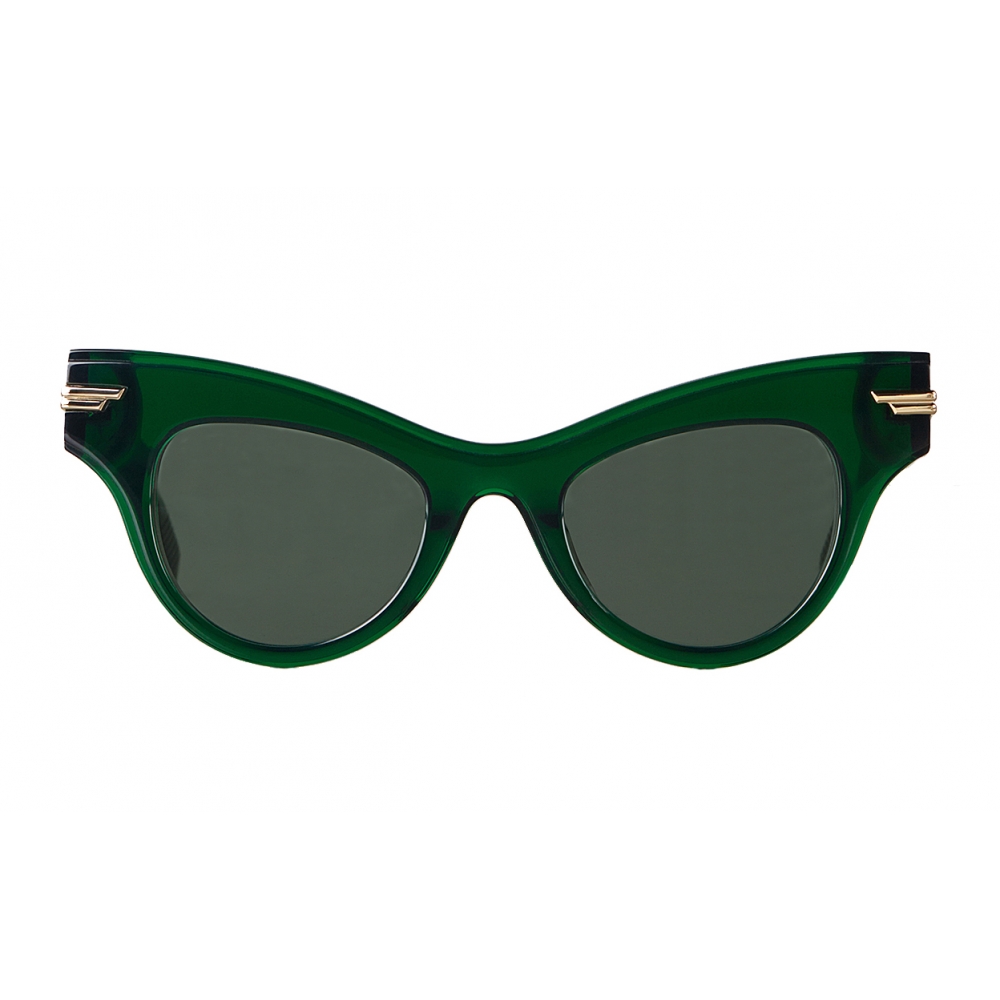 Bottega Veneta - The Original 04 Cat Eye Sunglasses - Green - Sunglasses - Bottega  Veneta Eyewear - Avvenice