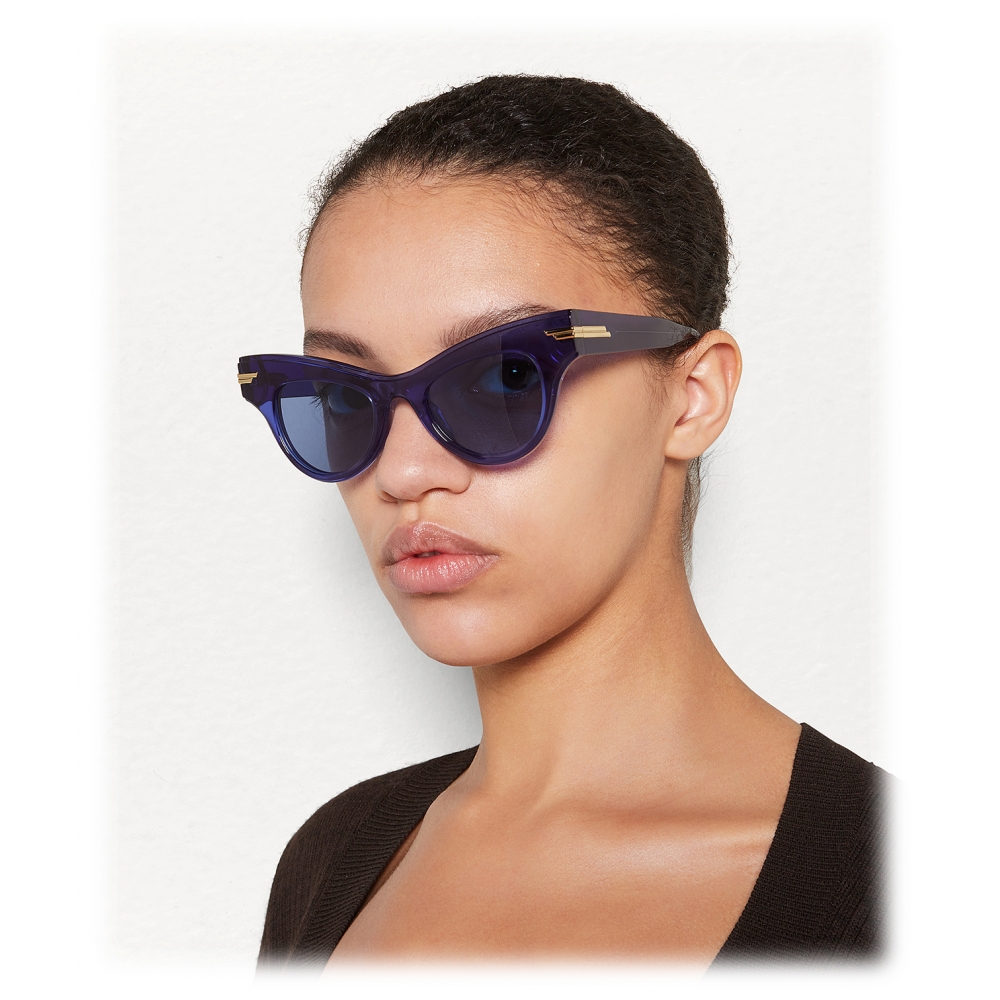 Bottega Veneta - The Original 04 Cat Eye Sunglasses - Blue