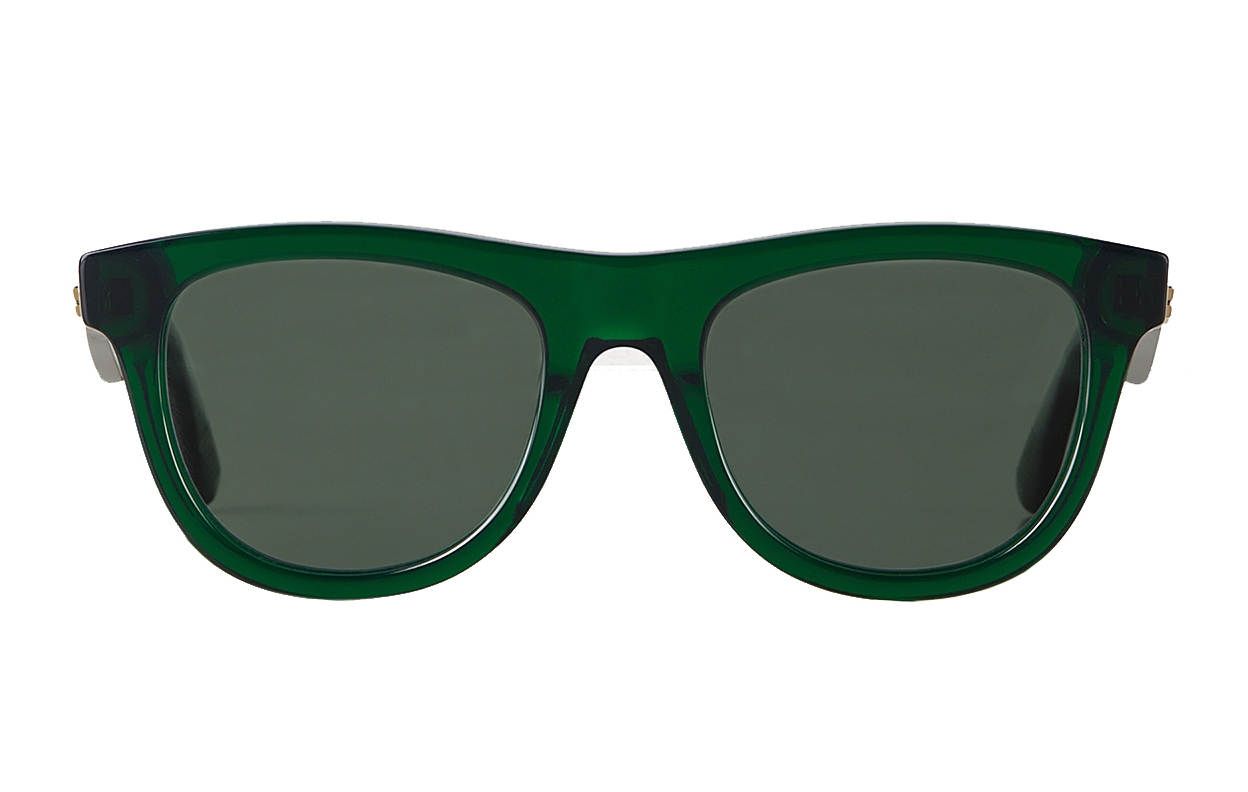 Bottega Veneta - Aluminium Classic D-Frame Sunglasses - Green - Sunglasses  - Bottega Veneta Eyewear - Avvenice