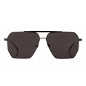 Bottega Veneta - Occhiali da Sole Aviator in Metallo - Nero Grigio - Occhiali da Sole - Bottega Veneta Eyewear