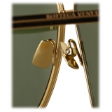 Bottega Veneta - Occhiali da Sole Aviator in Metallo - Oro Verde - Occhiali da Sole - Bottega Veneta Eyewear
