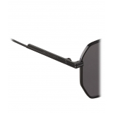 Bottega Veneta - Metal Aviator Sunglasses - Black Grey - Sunglasses - Bottega Veneta Eyewear