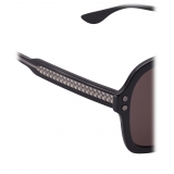 Bottega Veneta - Occhiali da Sole Aviator Classic in Acetato - Nero Grigio - Occhiali da Sole - Bottega Veneta Eyewear