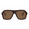 Bottega Veneta - Occhiali da Sole Aviator Classic in Acetato - Marrone Havana - Occhiali da Sole - Bottega Veneta Eyewear