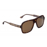 Bottega Veneta - Occhiali da Sole Aviator Classic in Acetato - Marrone Havana - Occhiali da Sole - Bottega Veneta Eyewear