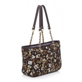 Divo Diva - Antibes - Marrone Scuro - Borsa in Pelle - Made in Italy - Life is a Game Collection - Alta Qualità Luxury