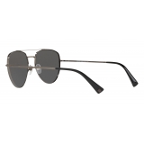 Valentino - Aviator Metal Sunglasses - Black - Valentino Eyewear