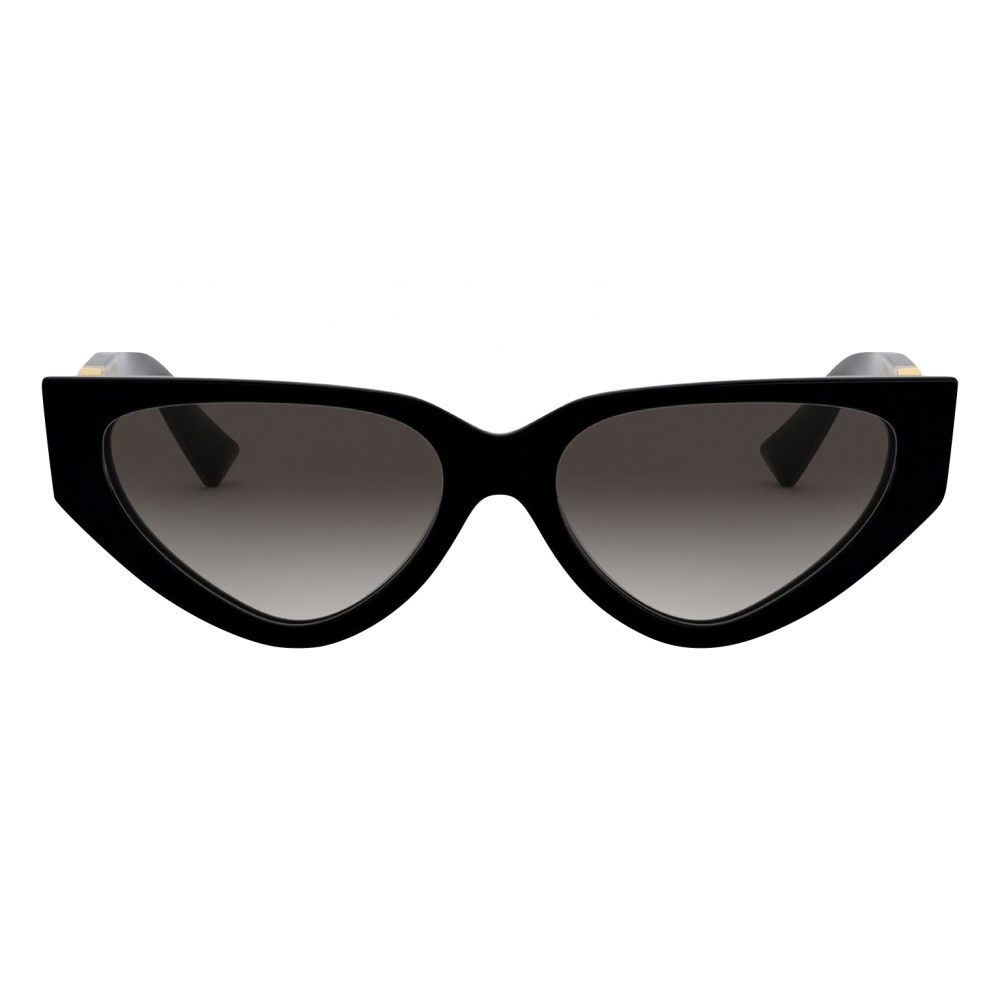 Valentino - Acetate Cat-Eye Sunglasses with VLOGO - Black - Valentino ...
