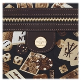 Divo Diva - Madrid - Marrone Scuro - Borsa in Pelle - Made in Italy - Life is a Game Collection - Alta Qualità Luxury