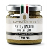 Savini Tartufi - Pesto al Basilico con Tartufo - Linea Tricolore - Eccellenze al Tartufo - 180 g