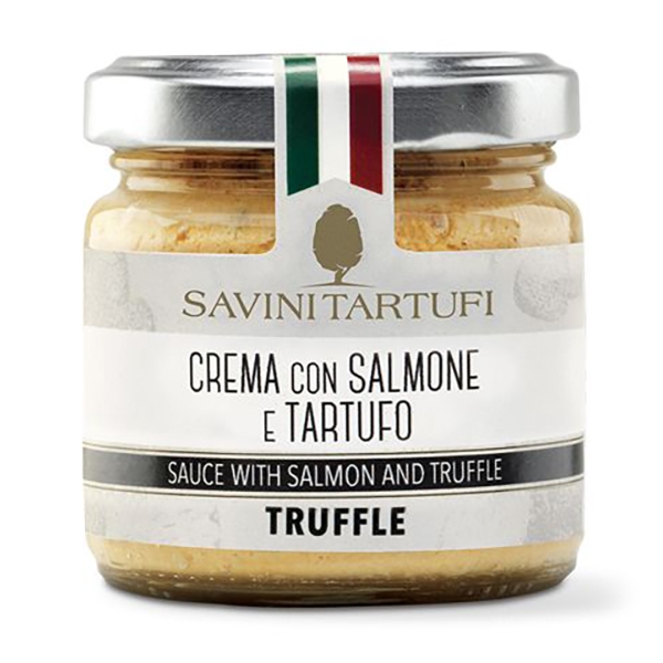 Savini Tartufi - Cream with Salmon and Truffle - Tricolor Line - Truffle Excellence - 90 g