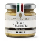 Savini Tartufi - Crema di Funghi Porcini - Linea Tricolore - Eccellenze al Tartufo - 90 g
