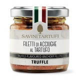 Savini Tartufi - Filetti di Acciughe al Tartufo - Linea Tricolore - Eccellenze al Tartufo - 100 g