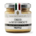 Savini Tartufi - Fonduta al Tartufo Bianchetto - Linea Tricolore - Eccellenze al Tartufo - 90 g