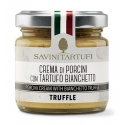 Savini Tartufi - Crema di Porcini con Tartufo Bianchetto - Linea Tricolore - Eccellenze al Tartufo - 90 g