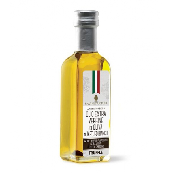 Savini Tartufi - Condiment Based on Extra Vergin Olive Oil with White Truffle - Tricolor Line - Truffle Excellence - 250 ml