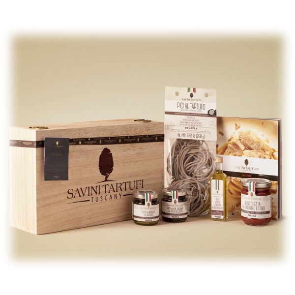Savini Tartufi - Tartufina - Tantalizing Assortment in Wooden Box - Exclusive Gift Boxes - Truffle Excellence