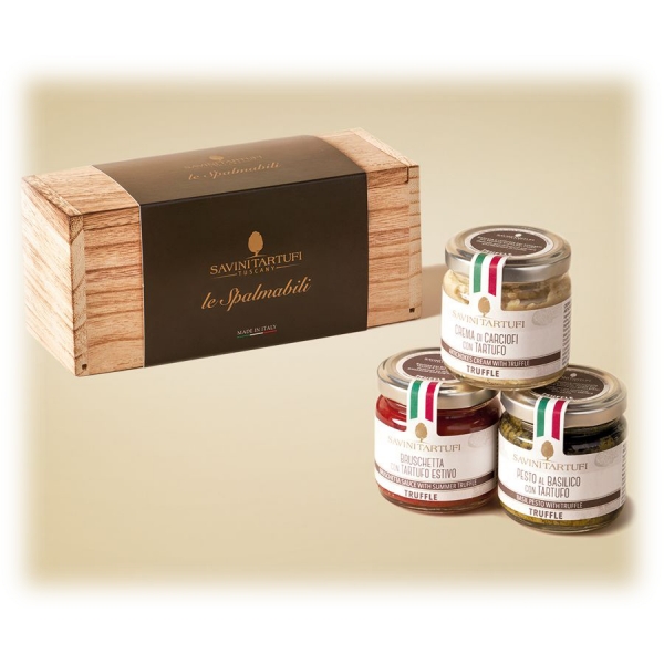 Savini Tartufi - Le Spalmabili - 3 Truffle Creams - Forest Box - Exclusive Gift Boxes - Truffle Excellence