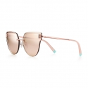 Tiffany & Co. - Cat Eye Sunglasses - Rose Gold Pink - Tiffany T Collection - Tiffany & Co. Eyewear