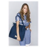 Leda Di Marti - Blue Shopper - Love a Dream - Haute Couture Made in Italy - Luxury High Quality Bag
