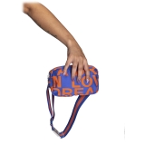 Leda Di Marti - Waist Bag - Purple Orange - Love a Dream - Haute Couture Made in Italy - Luxury High Quality Bag