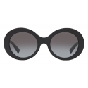 Valentino - Vinage Acetate Eyewear - Black - Valentino Eyewear