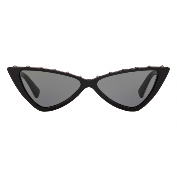 Valentino - Cat-Eye Frame Acetate VLTN Sunglasses - Black - Valentino Eyewear
