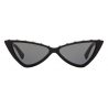 Valentino - Occhiale da Sole Cat-Eye in Acetato VLTN - Nero - Valentino Eyewear