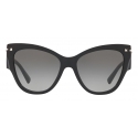 Valentino - Occhiale Cat-Eye in Acetato - Nero - Valentino Eyewear