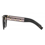 Valentino - Occhiale Cat-Eye in Acetato con Stud - Nero - Valentino Eyewear