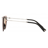 Valentino - Two-Tone Cat-Eye Frame Acetate Sunglasses - Light Rose - Valentino Eyewear