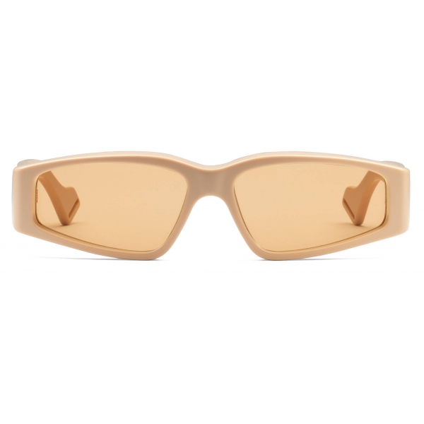 Gucci - Rectangular Acetate Sunglasses - Beige - Gucci Eyewear