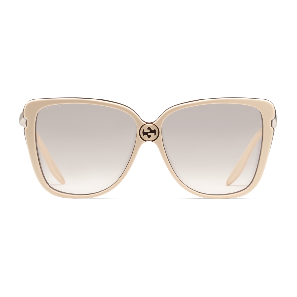 Gucci - Aviator Acetate Sunglasses - Ivory - Gucci Eyewear