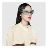 Gucci - Mask Acetate Sunglasses - Light Blue - Gucci Eyewear