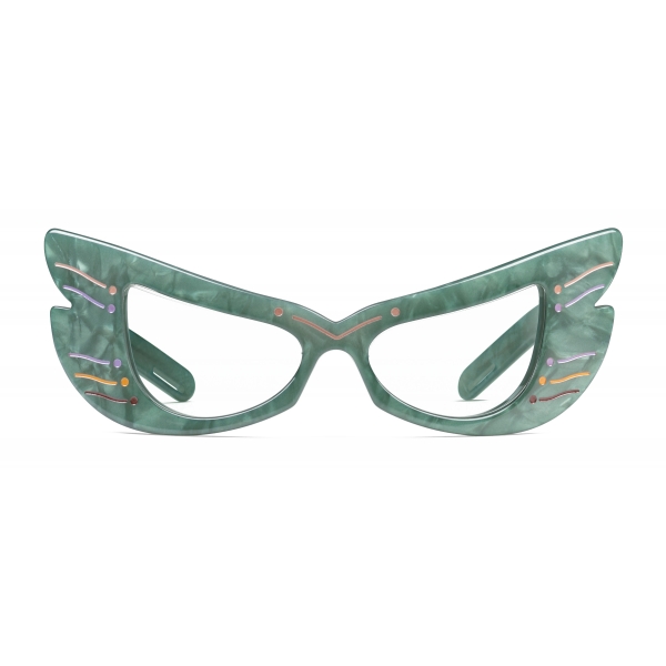 Gucci - Mask Acetate Sunglasses - Light Blue - Gucci Eyewear