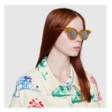 Gucci - Occhiali da Sole Cat-Eye in Acetato - Giallo - Gucci Eyewear