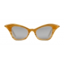 Gucci - Occhiali da Sole Cat-Eye in Acetato - Giallo - Gucci Eyewear