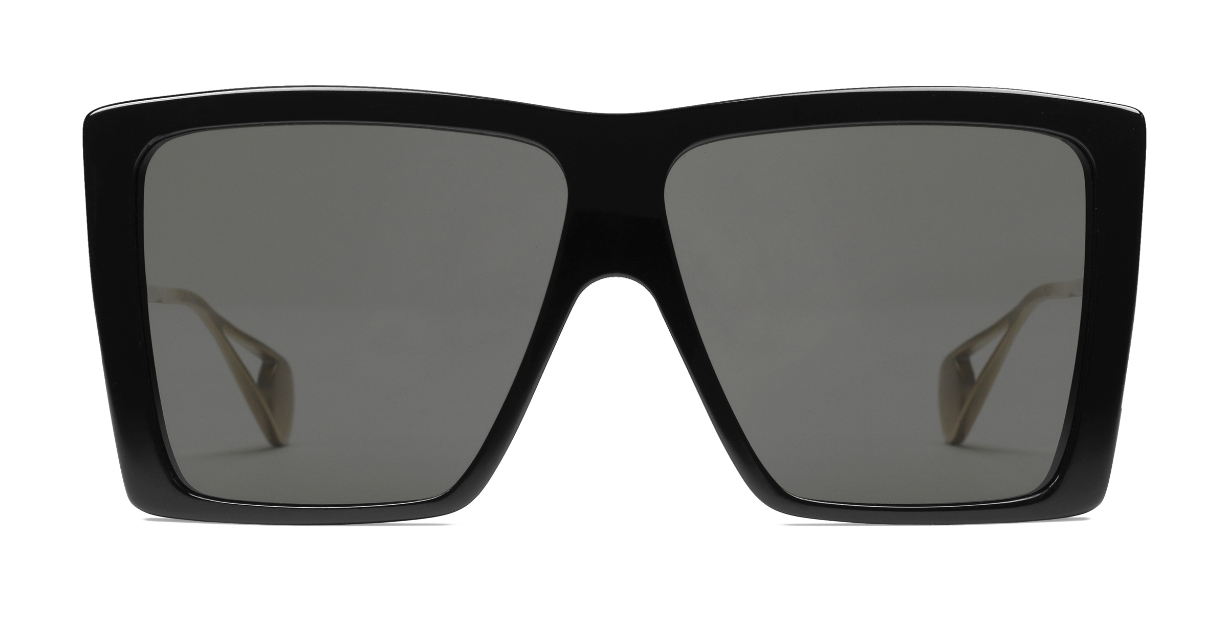 gucci black square frame sunglasses
