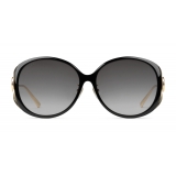 Gucci - Occhiali da Sole Rotondi a Iniezione - Nero - Gucci Eyewear