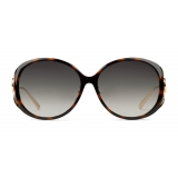 Gucci - Occhiali da Sole Rotondi a Iniezione - Tartaruga - Gucci Eyewear