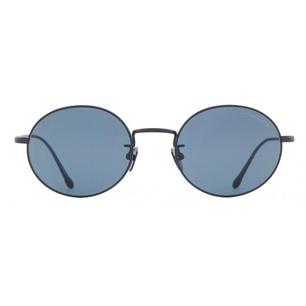Giorgio Armani - Oval Sunglasses - Blue - Sunglasses - Giorgio Armani Eyewear