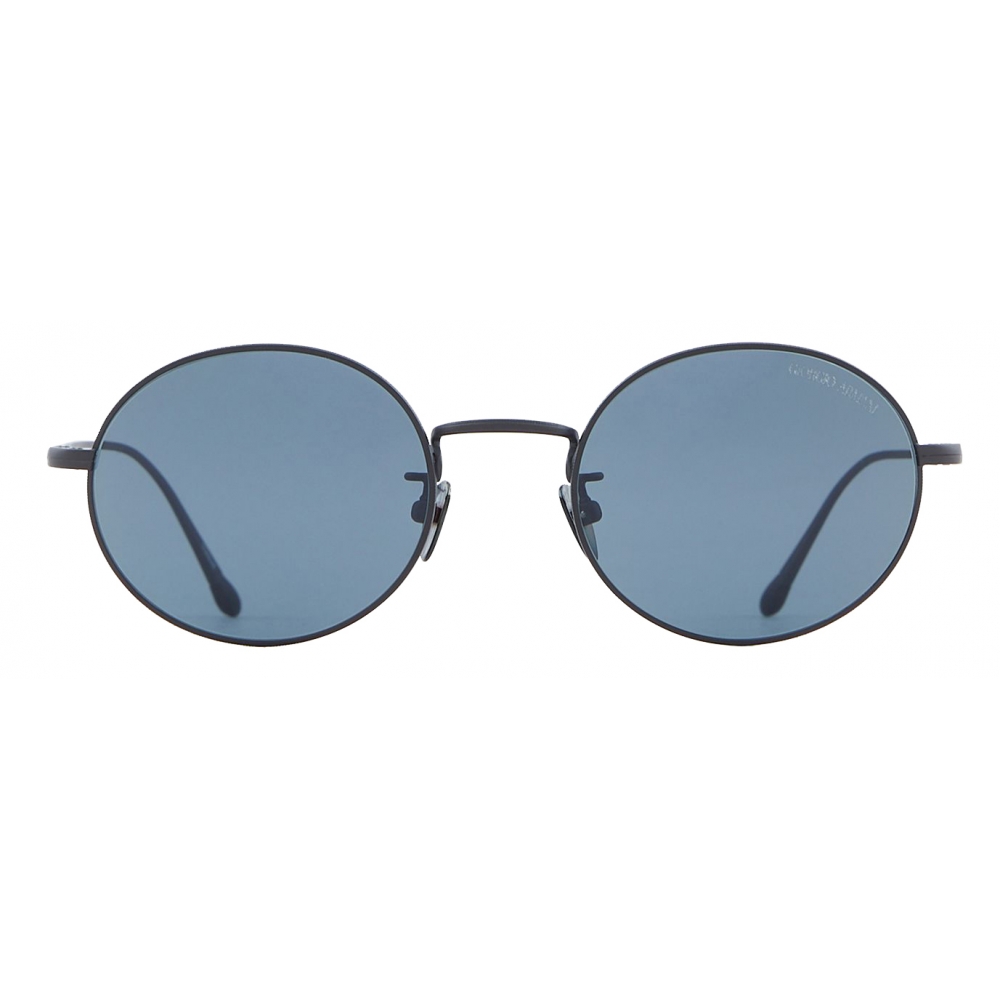 Giorgio Armani - Oval Sunglasses - Blue - Sunglasses - Giorgio Armani  Eyewear - Avvenice
