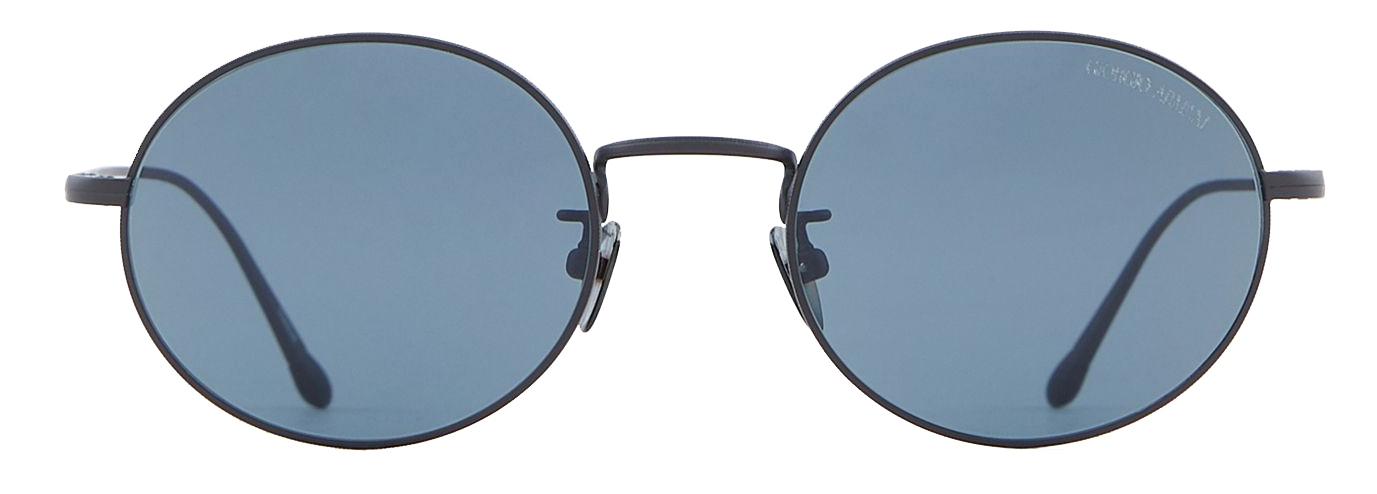 Giorgio Armani - Oval Sunglasses - Blue - Sunglasses - Giorgio Armani  Eyewear - Avvenice